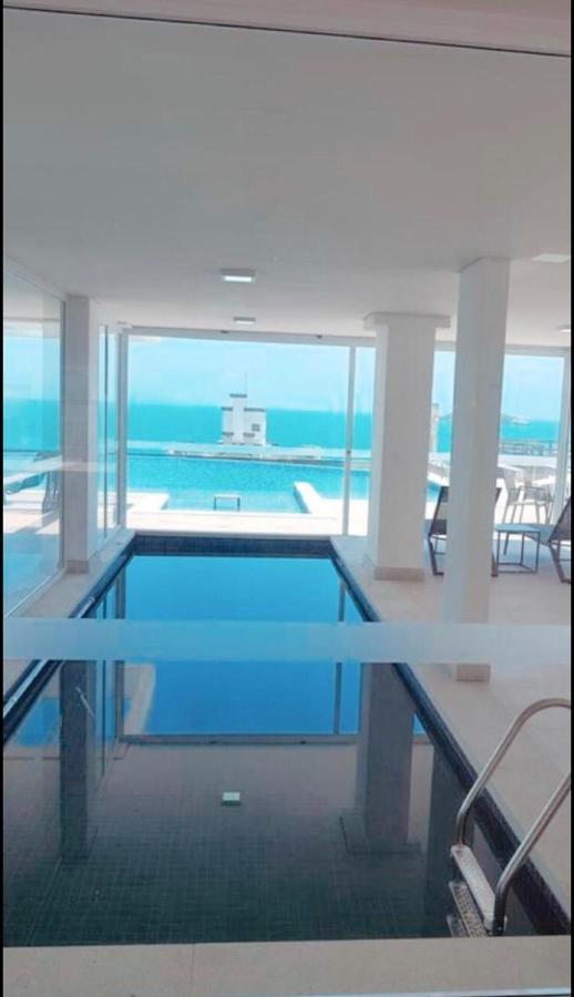 Bela Cobertura Com Vista Para O Mar ฟลอเรียนอโปลิส ภายนอก รูปภาพ