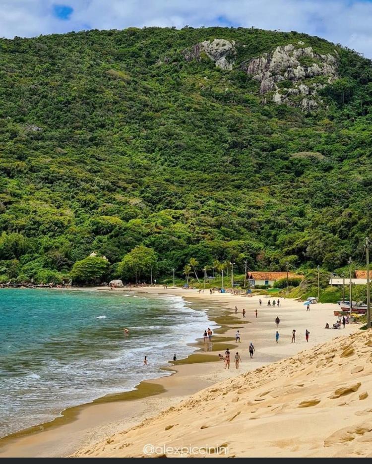 Bela Cobertura Com Vista Para O Mar ฟลอเรียนอโปลิส ภายนอก รูปภาพ