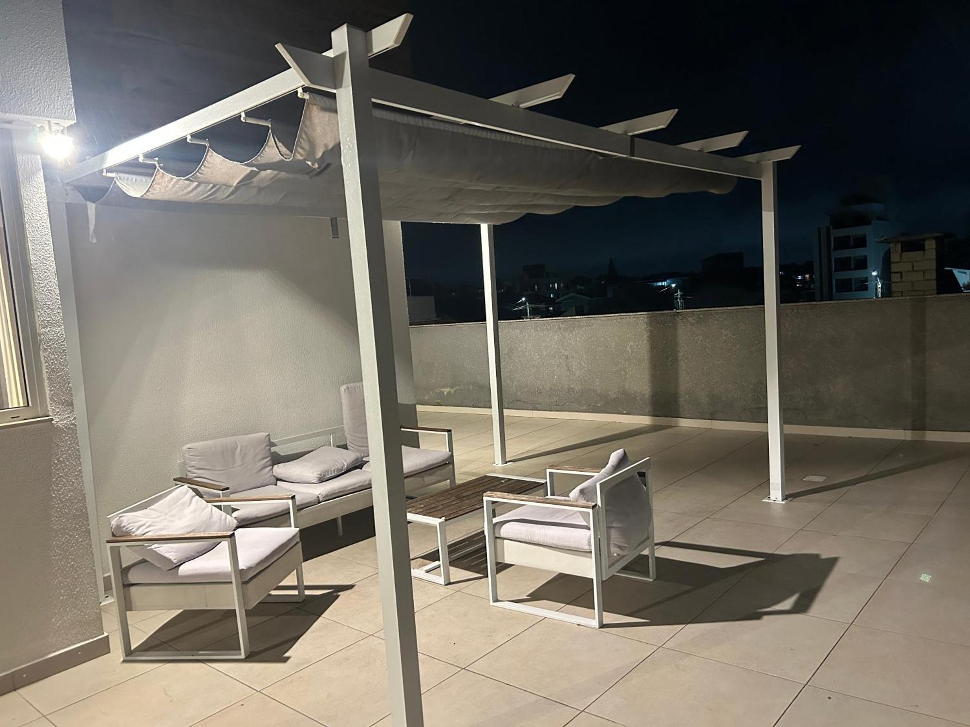 Bela Cobertura Com Vista Para O Mar ฟลอเรียนอโปลิส ภายนอก รูปภาพ