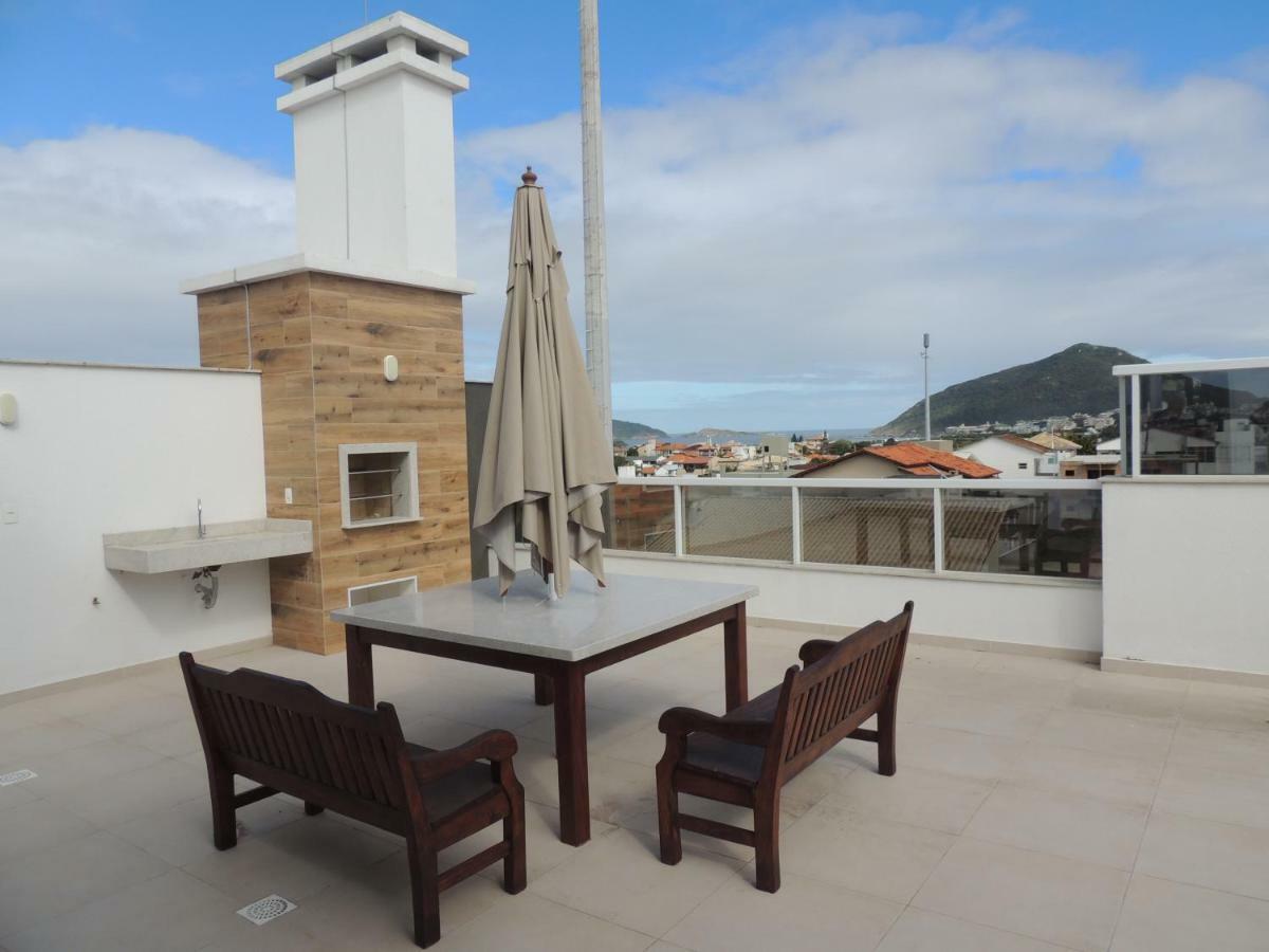 Bela Cobertura Com Vista Para O Mar ฟลอเรียนอโปลิส ภายนอก รูปภาพ